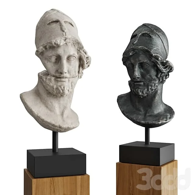 Hermes with helmet bust